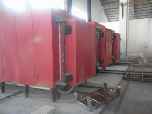 Glass enamel production plant