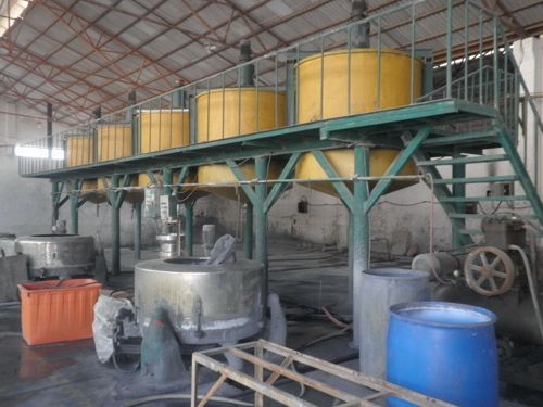 Glass enamel production plant